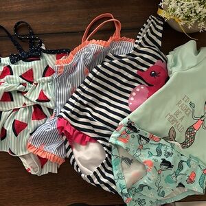 Baby bathing suits combo